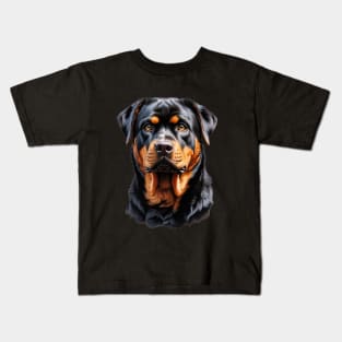 Mans Best Rottweiler Kids T-Shirt